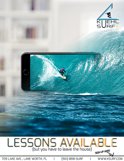 Surf Lesson Flyer